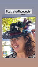 Load image into Gallery viewer, Black cowgirl hat
