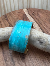 Load image into Gallery viewer, Brass and patina cuff
