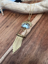 Load image into Gallery viewer, Moon phase fringe necklace
